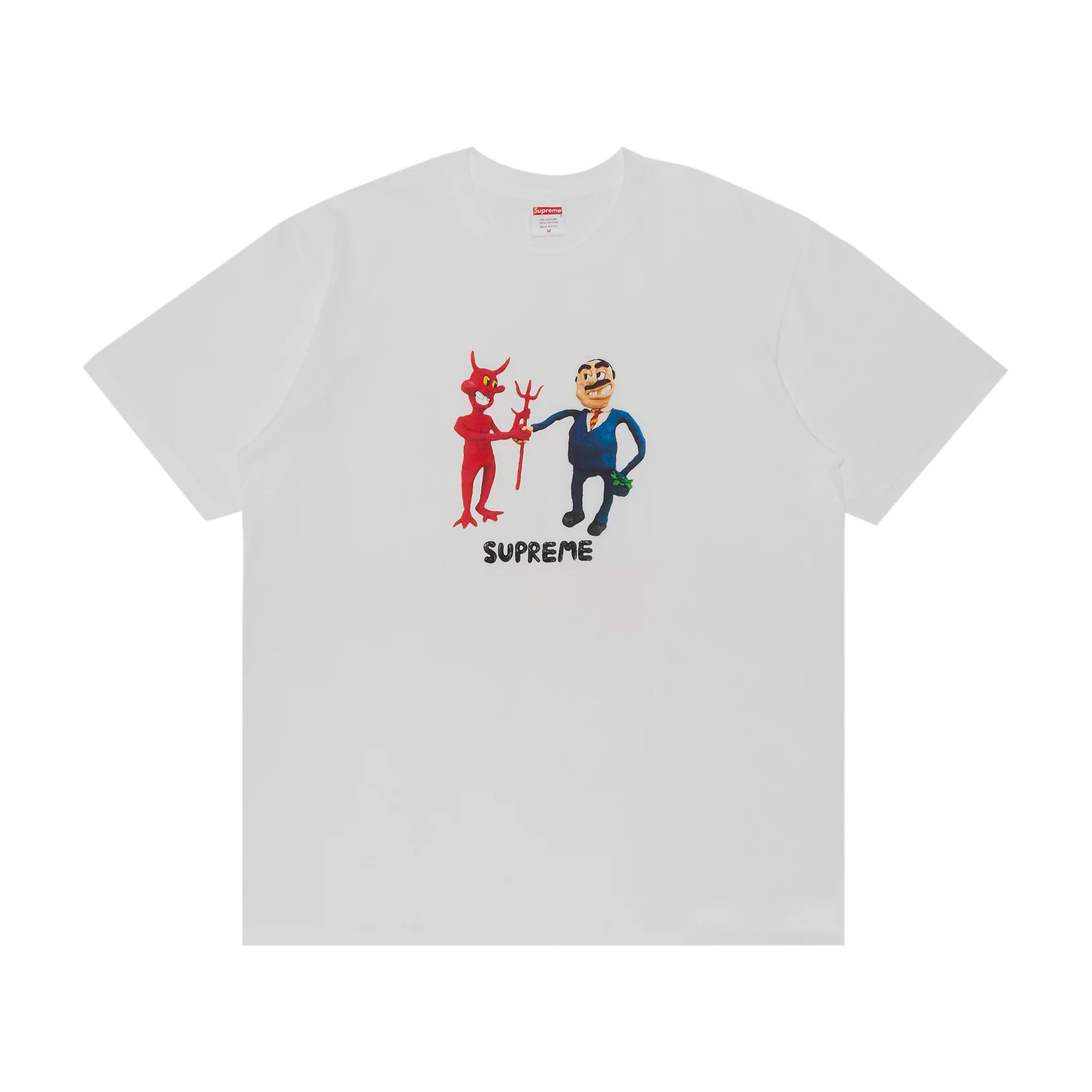 Supreme Business Tee 'White' – familytiesofficial